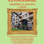 Affiche vernissage Trois Platanes